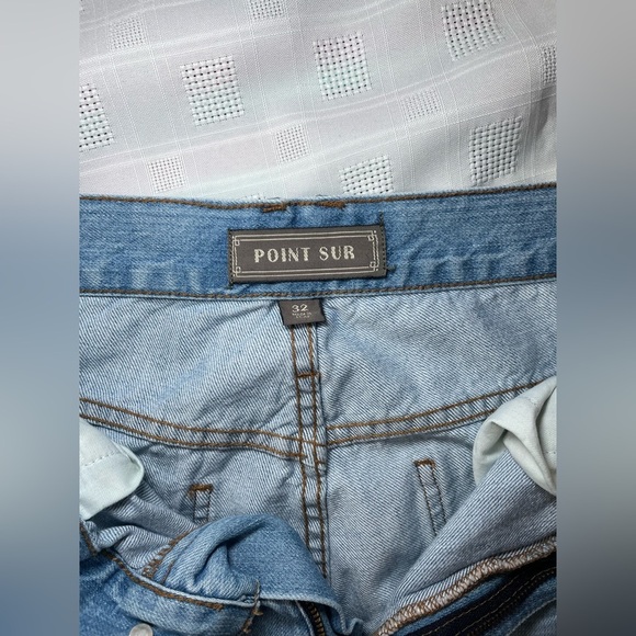 Point Sur Denim High Waisted Tapered Jeans - Picture 3 of 16